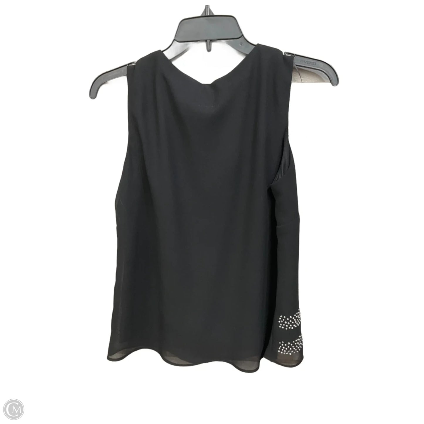 Top Sleeveless Basic By R And M Richards In Black, Size: M