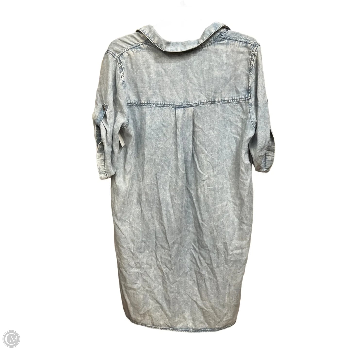 Dress Casual Short By Velvet Heart In Blue Denim, Size: L