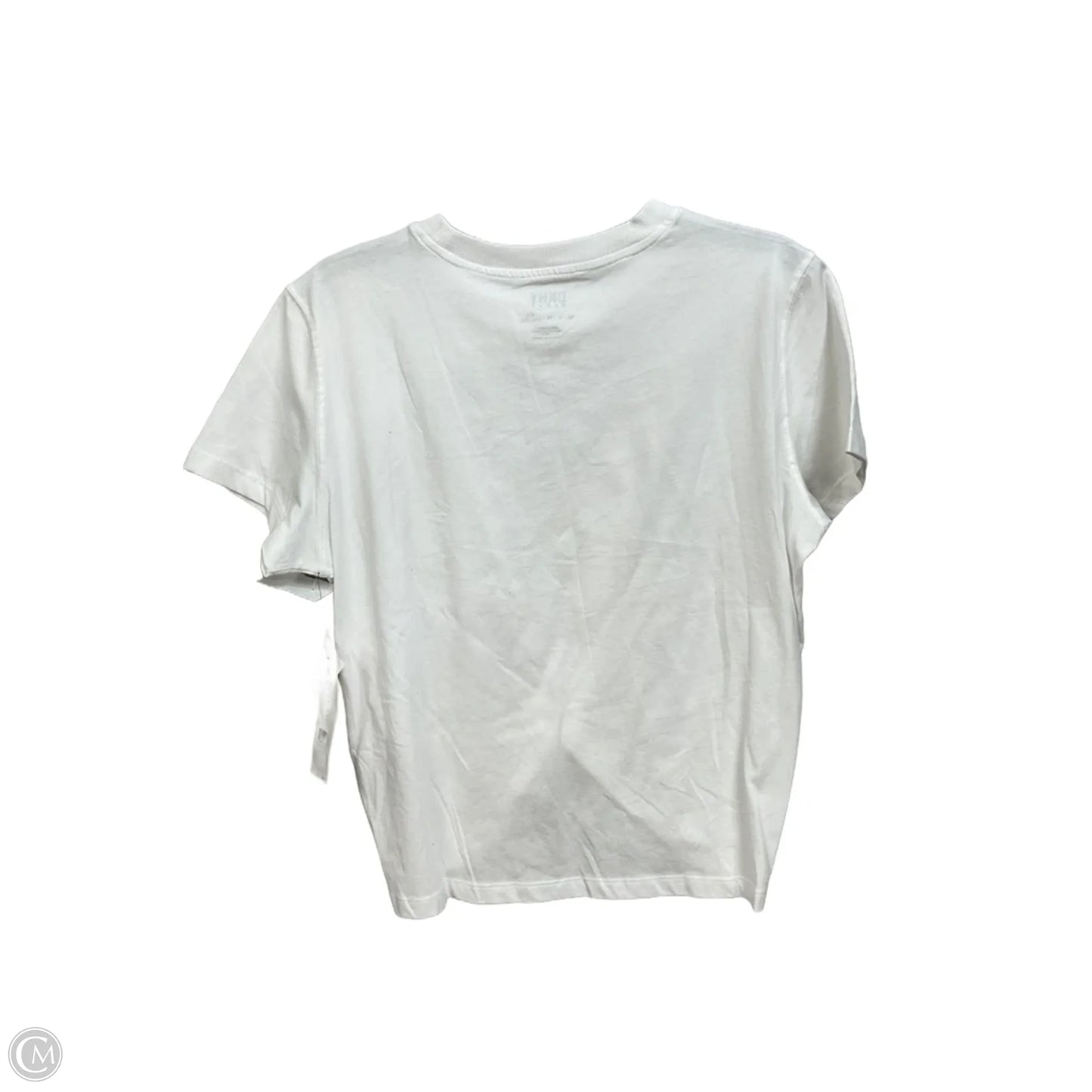 Top Short Sleeve Basic By Dkny In White, Size: M
