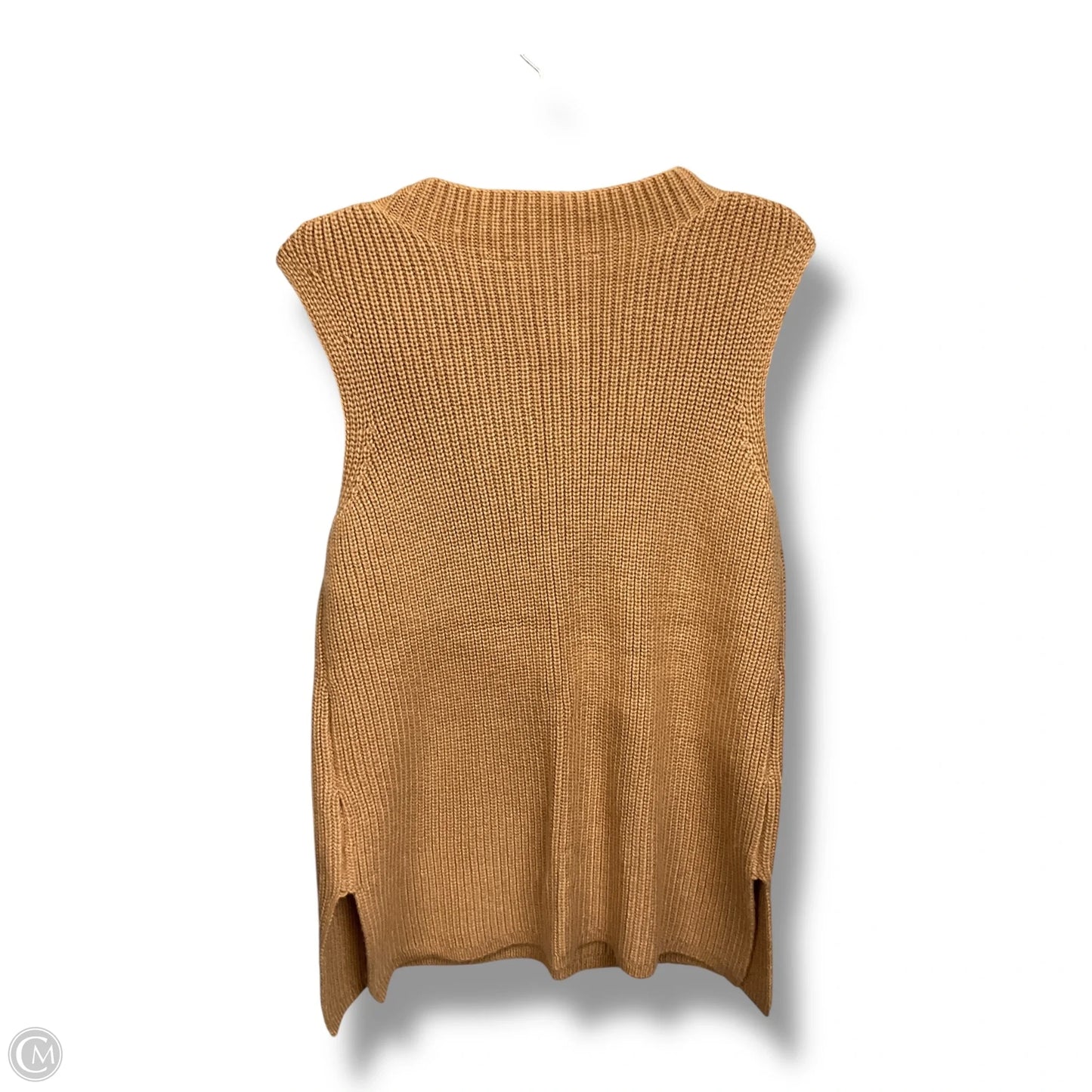 Vest Sweater By Cmc In Tan, Size: S