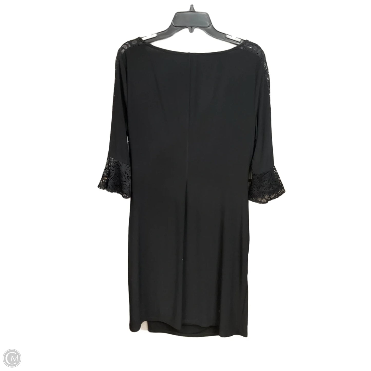 Dress Party Midi By Chaps In Black, Size: Xl