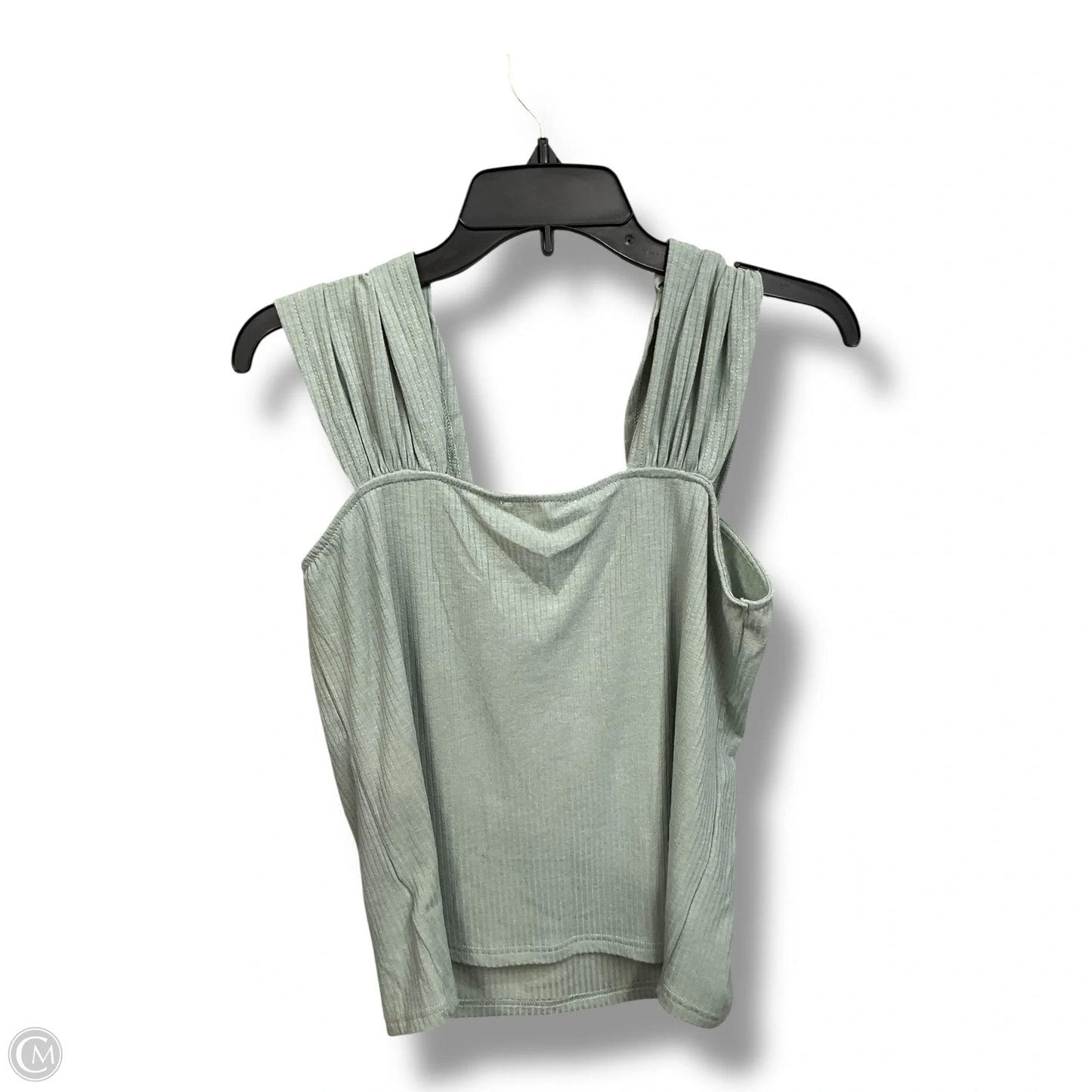 Top Sleeveless By Cmc In Green, Size: S