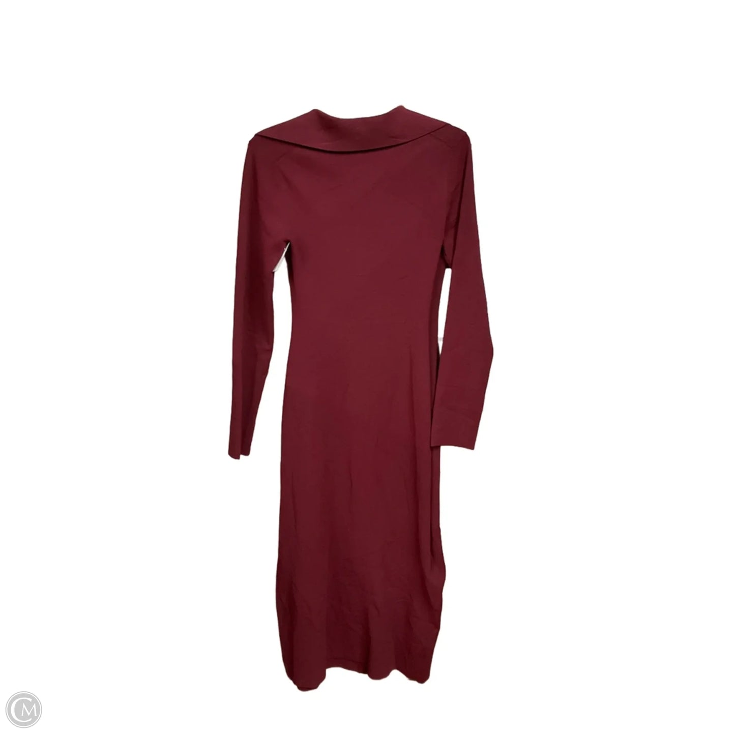 Dress Party Long By Clothes Mentor In Maroon, Size: S