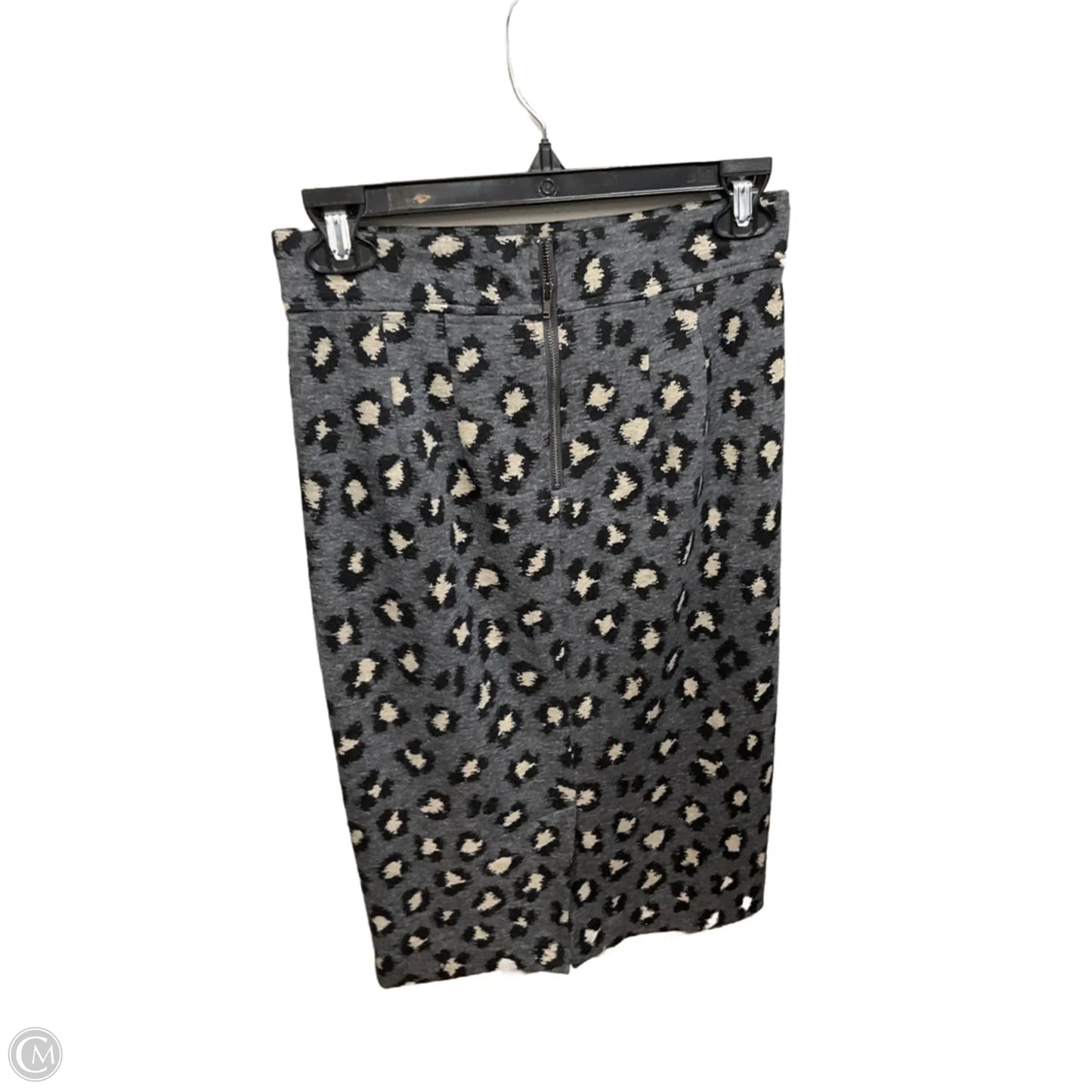Skirt Midi By Loft In Animal Print, Size: Xxs