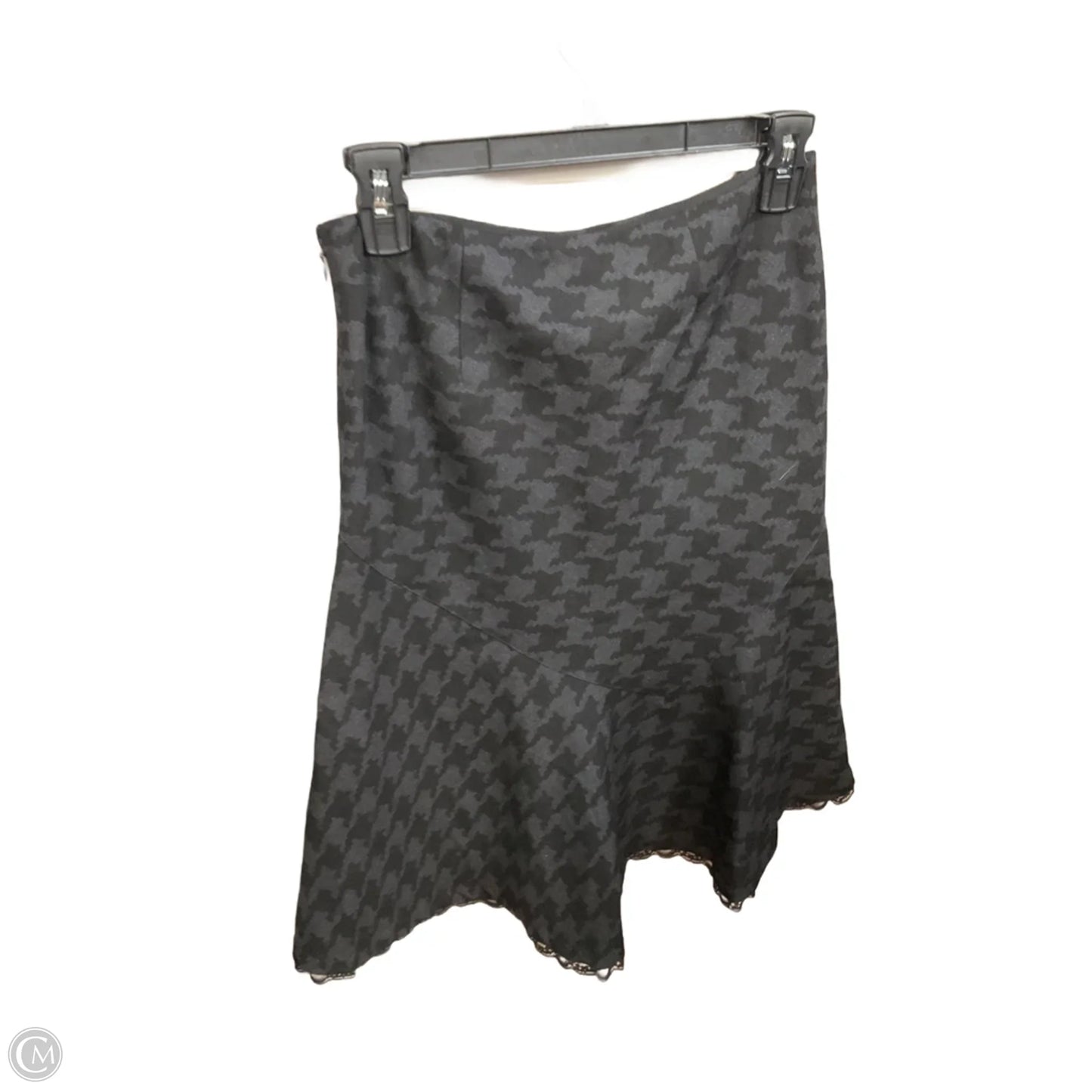 Skirt Midi By Express In Black & Grey, Size: 0