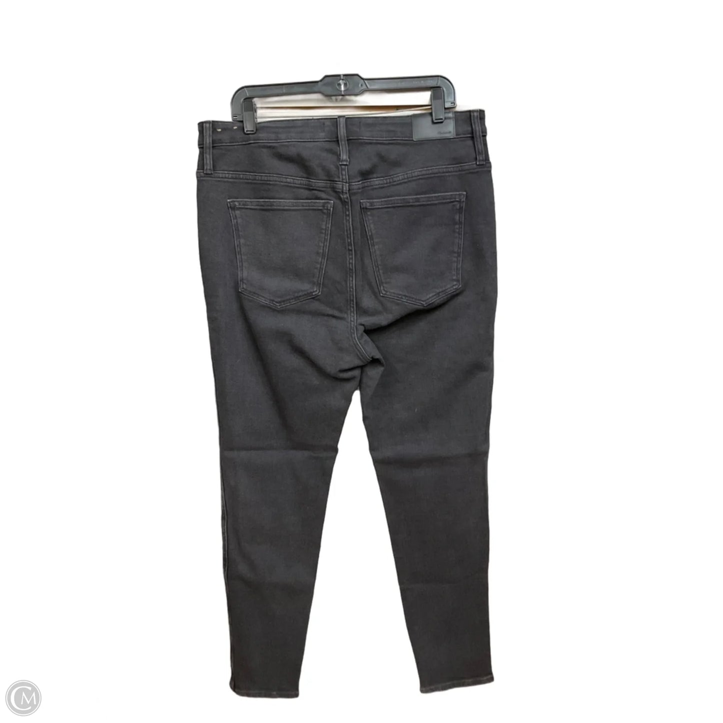 Jeans Skinny By Madewell In Black Denim, Size: 10