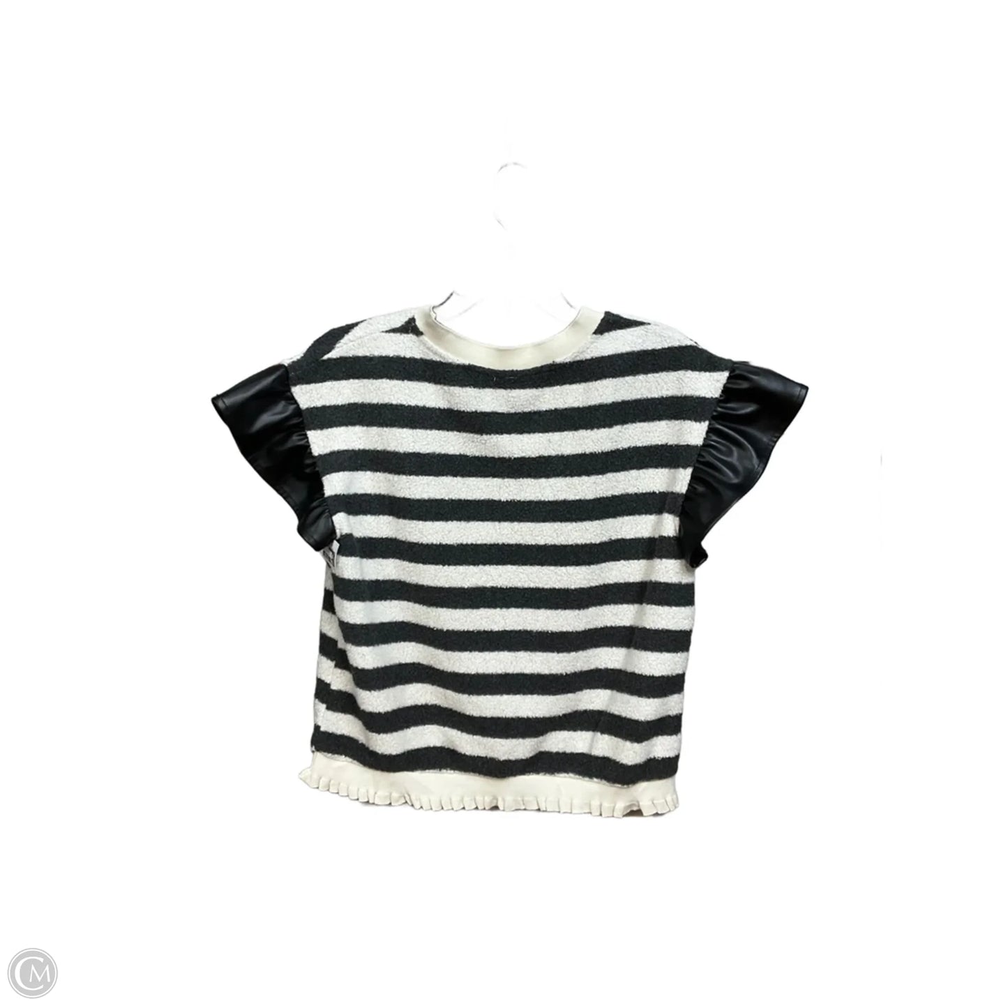 Top Sleeveless By Voy In Striped Pattern, Size: S