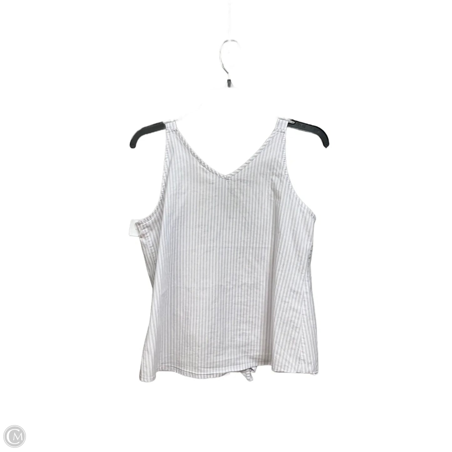 Top Sleeveless By Michael By Michael Kors In Striped Pattern, Size: S