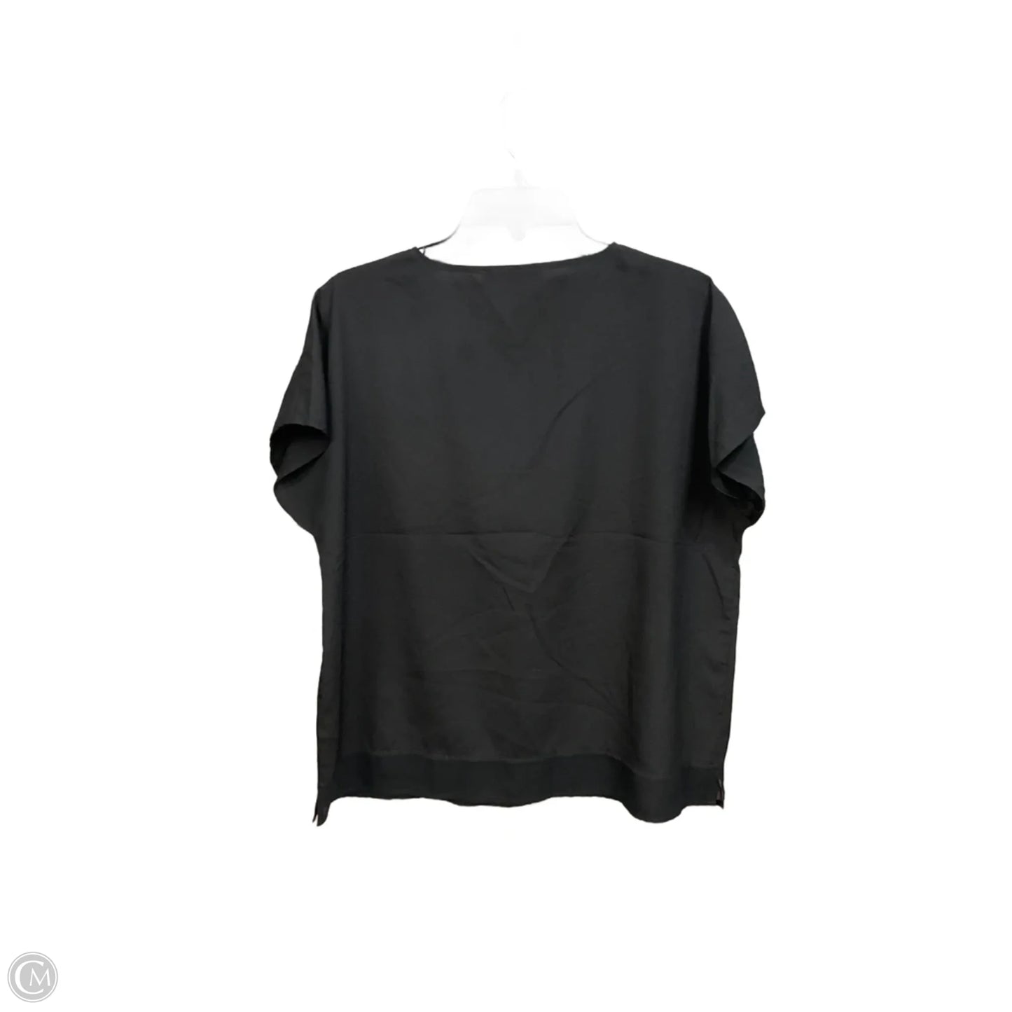 Top Short Sleeve Basic By Dkny In Black, Size: L