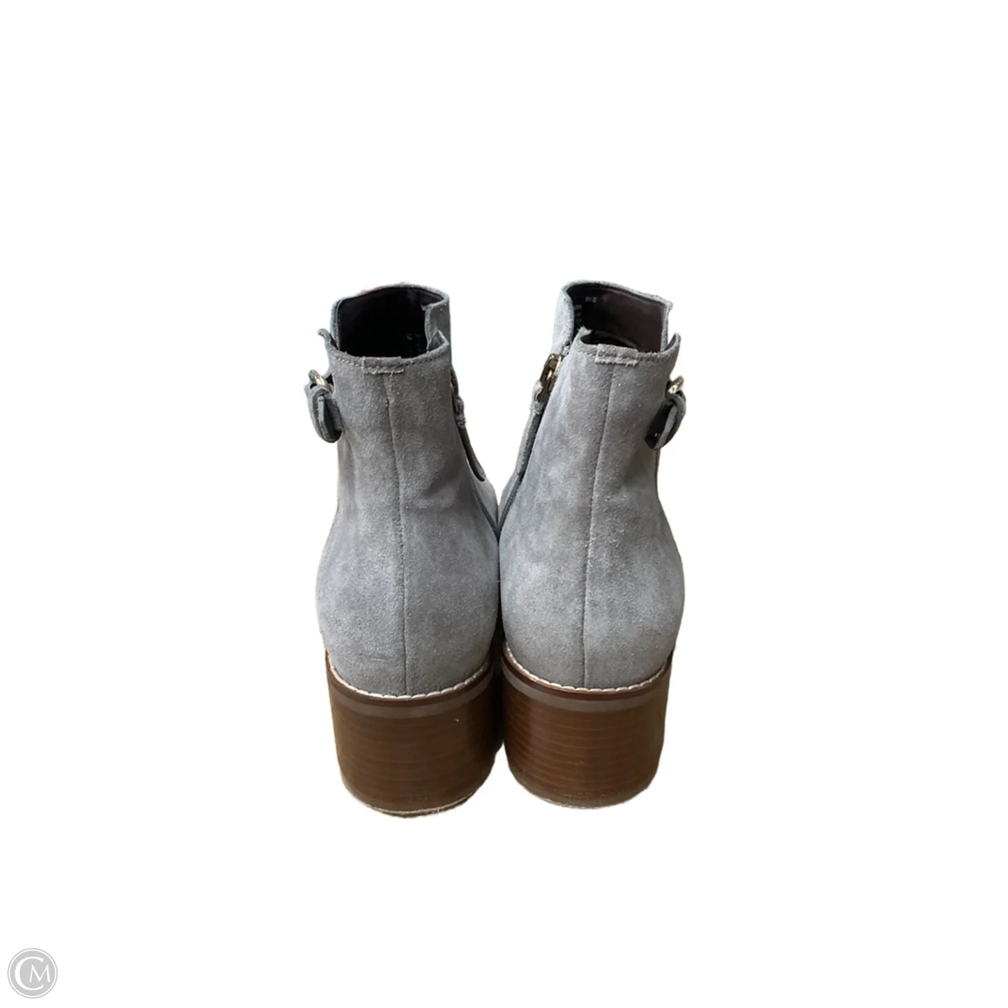 Boots Ankle Heels By Cole-haan In Taupe, Size: 9.5