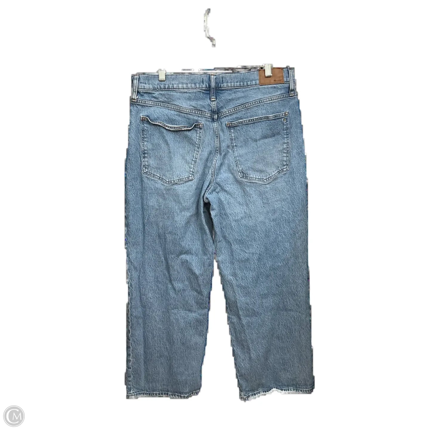 Jeans Wide Leg By Madewell In Blue Denim, Size: 14