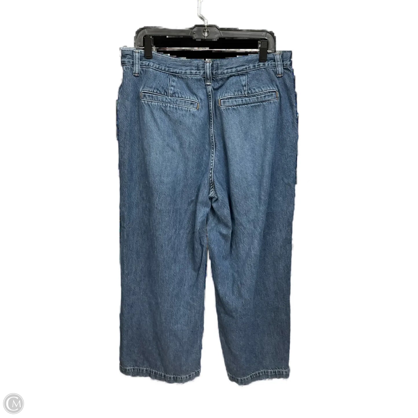 Jeans Wide Leg By Madewell In Blue Denim, Size: 14