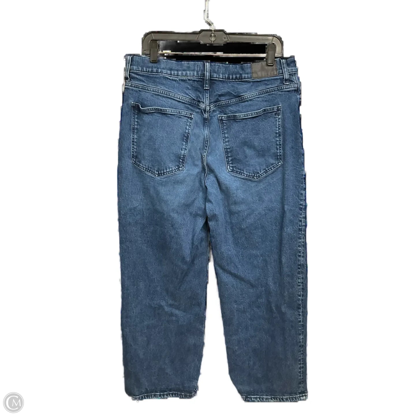 Jeans Wide Leg By Madewell In Blue Denim, Size: 14