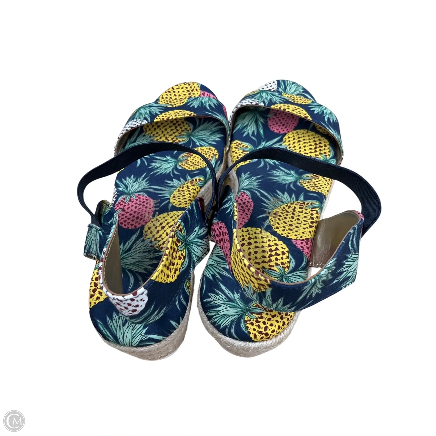 Sandals Heels Wedge By Anne Klein In Blue, Size: 8.5