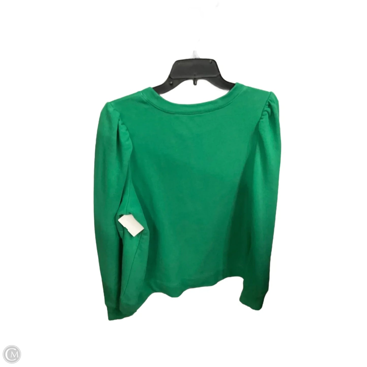 Top Long Sleeve Basic By Loft In Green, Size: L