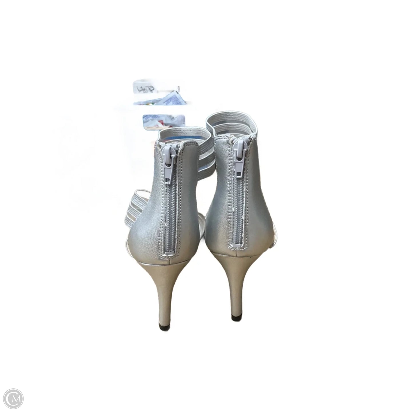 Shoes Heels Block By Life Stride In Silver, Size: 7.5