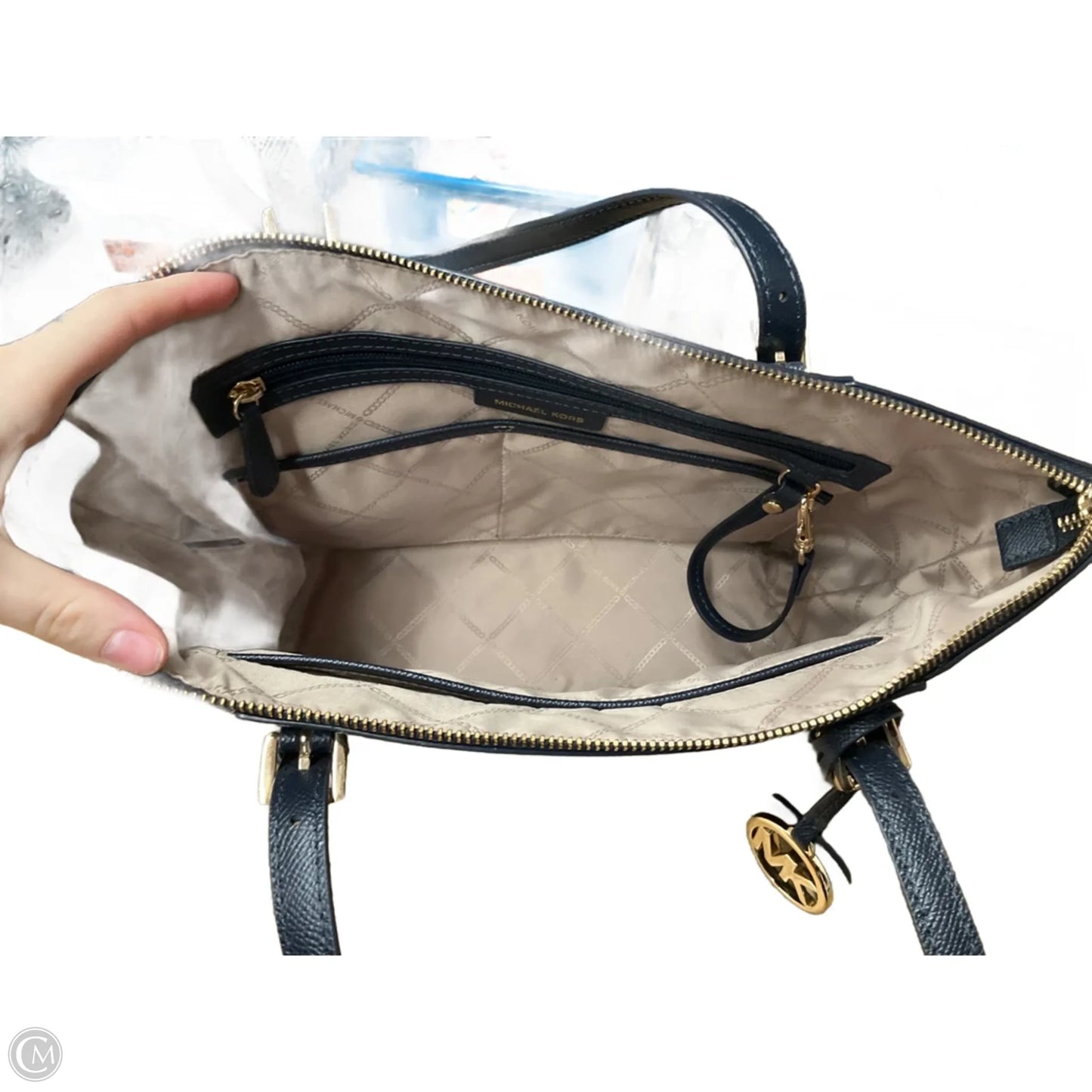 Handbag Designer By Michael Kors, Size: Large