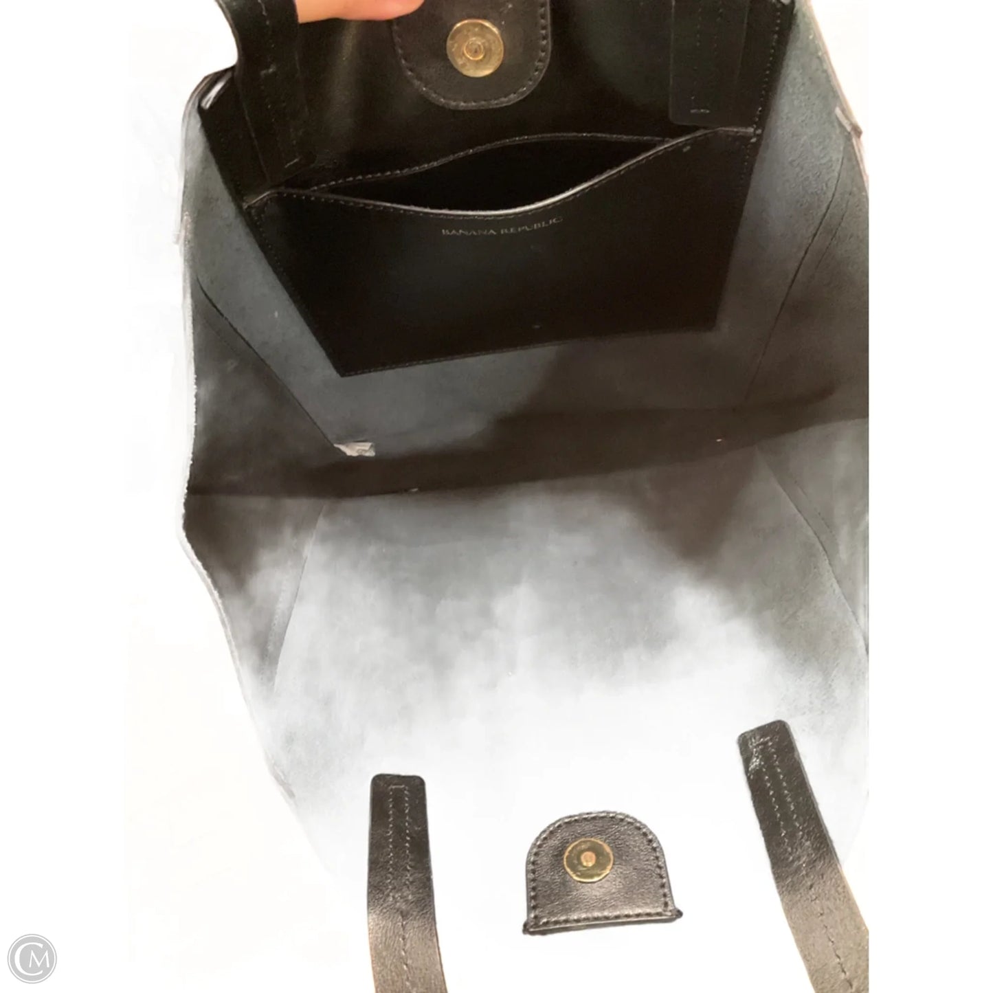 Tote Leather By Banana Republic, Size: Large