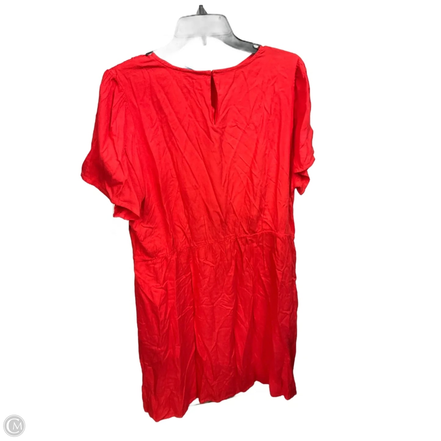 Dress Casual Midi By Old Navy In Orange, Size: Xl