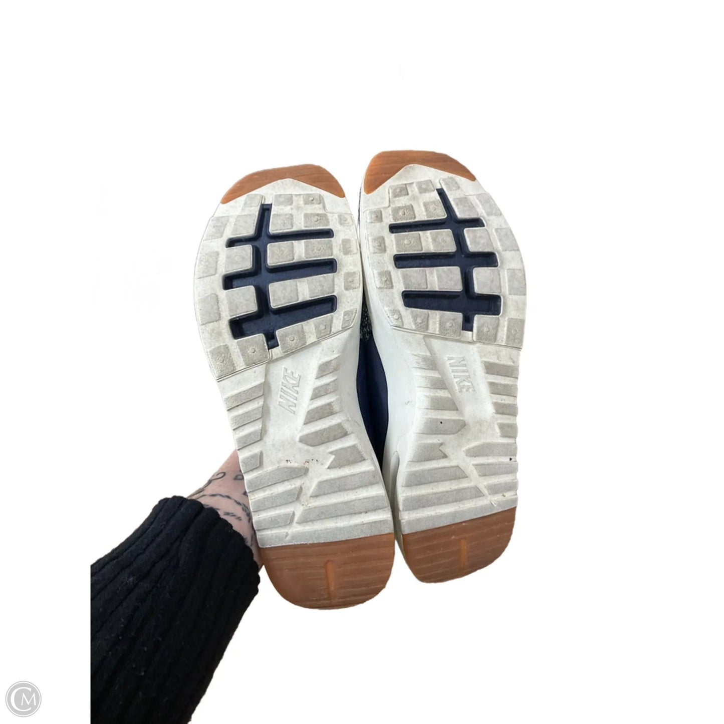 Shoes Athletic By Nike In Blue & White, Size: 7