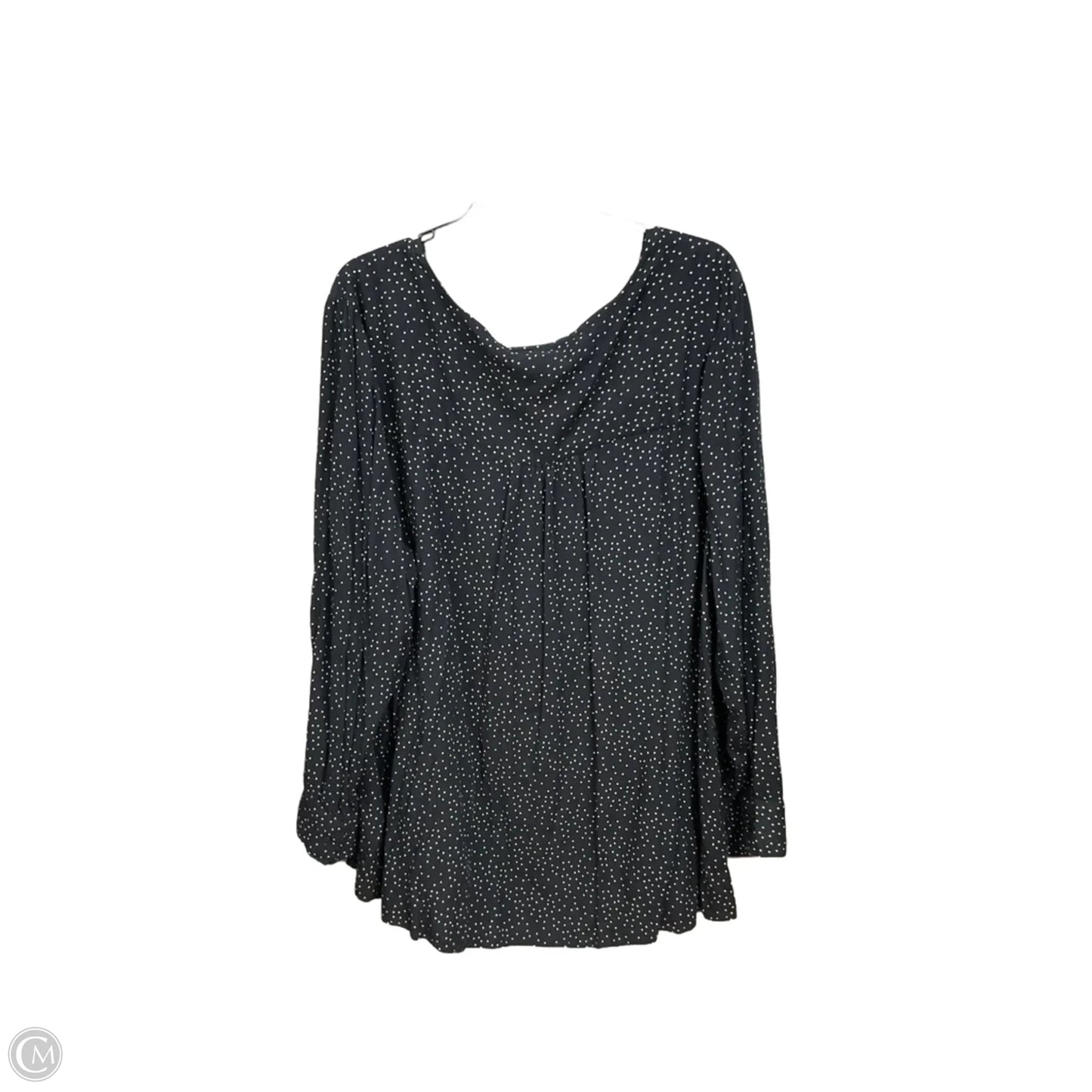 Top Long Sleeve By Lane Bryant In Polkadot Pattern, Size: 4x