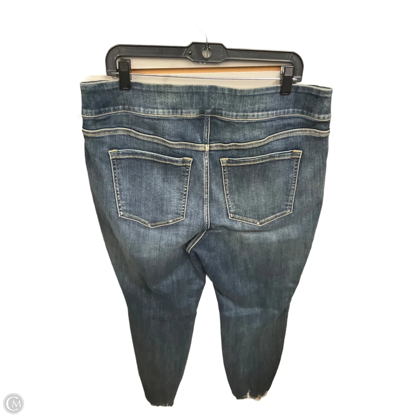 Jeans Cropped By Lane Bryant In Blue Denim, Size: 18