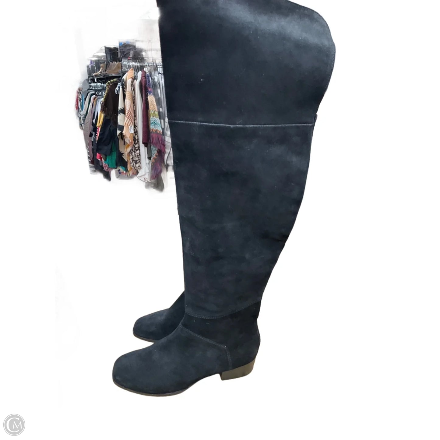 Boots Knee Heels By Joie In Black, Size: 9