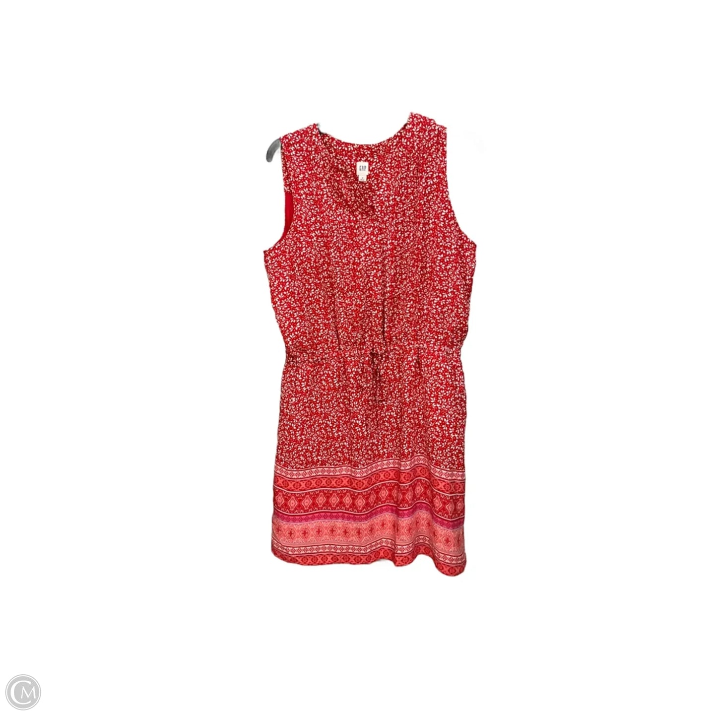 Dress Casual Short By Gap In Red & White, Size: M