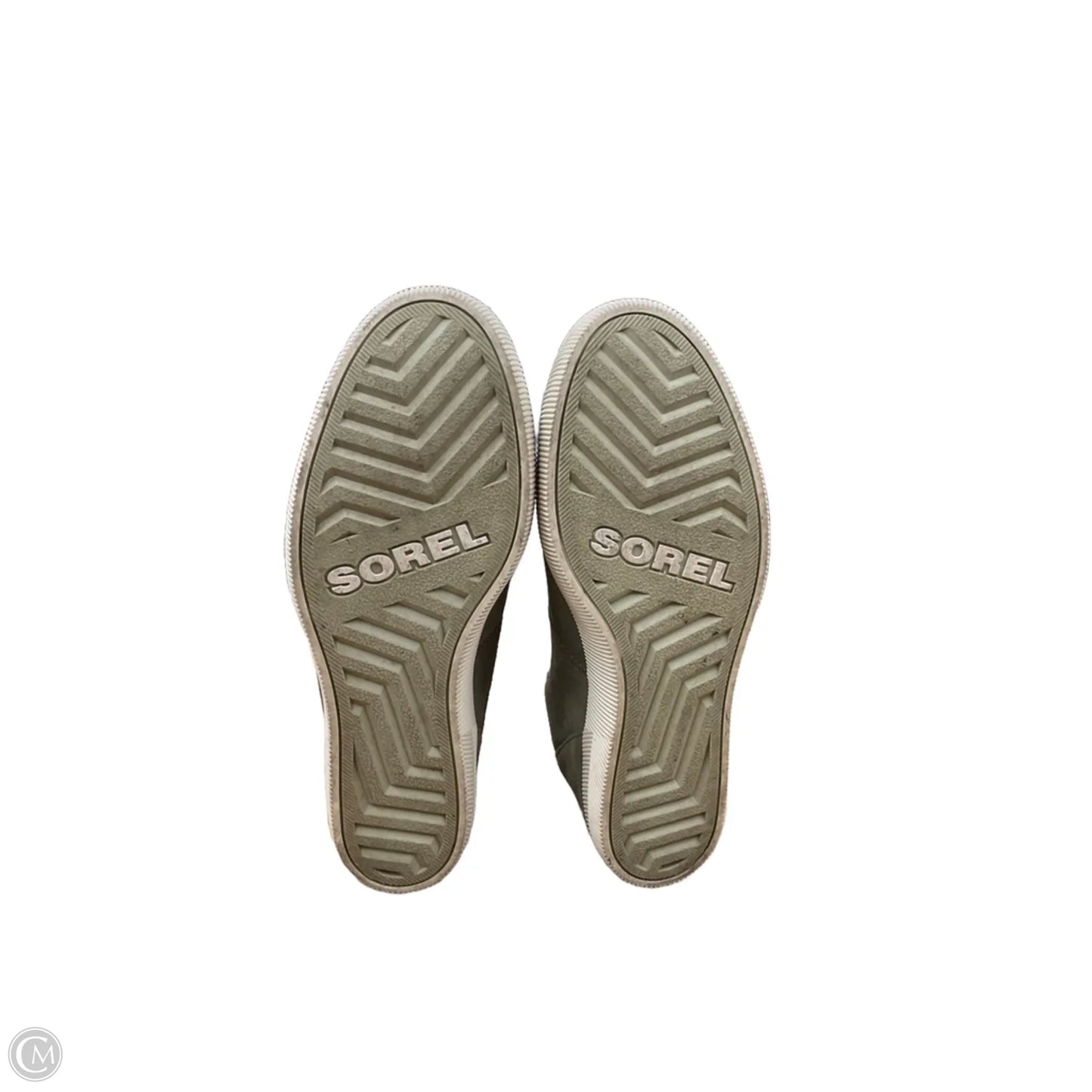 Boots Ankle Flats By Sorel In Green, Size: 10.5