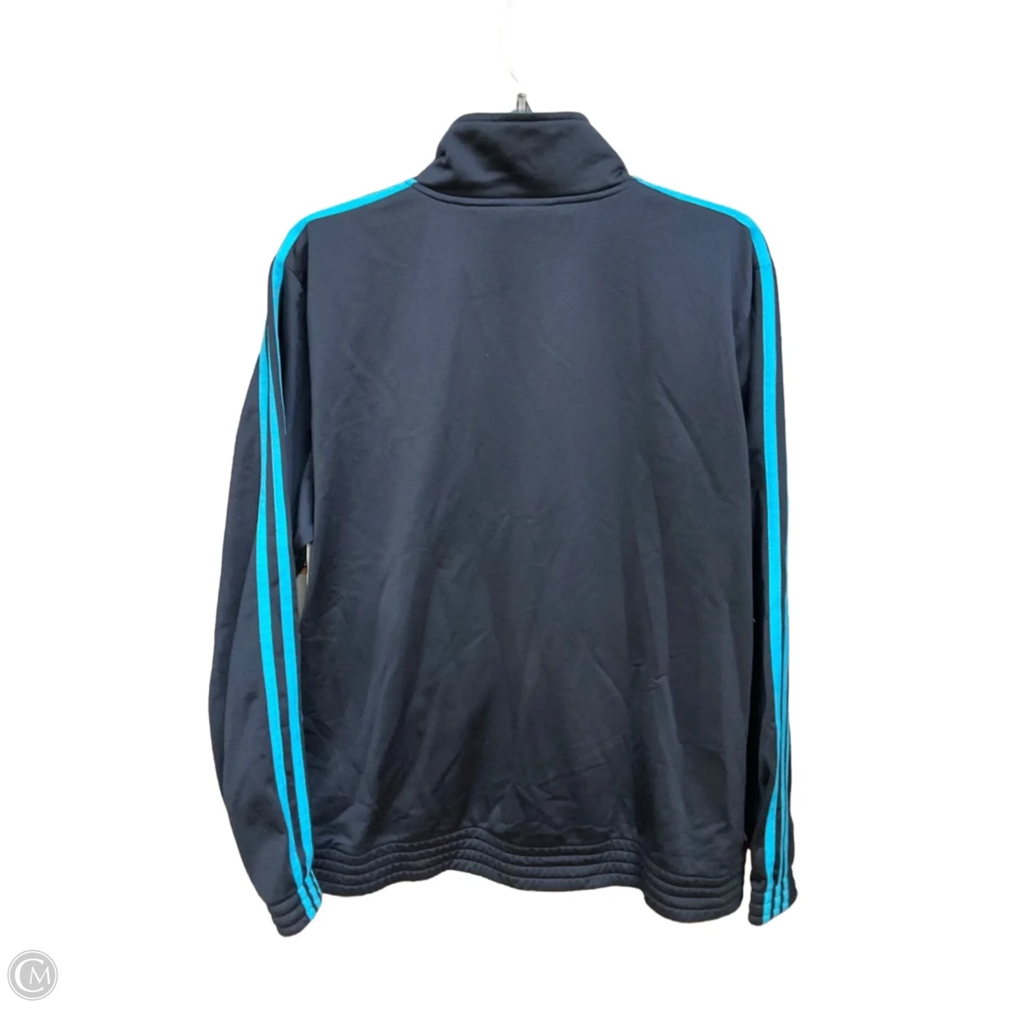 Athletic Jacket By Adidas In Navy, Size: Xl