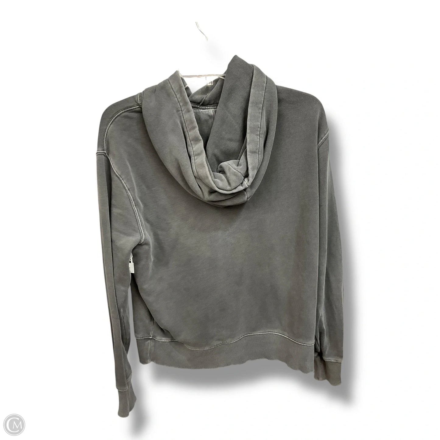 Athletic Top Long Sleeve Hoodie By Cmc In Grey, Size: S