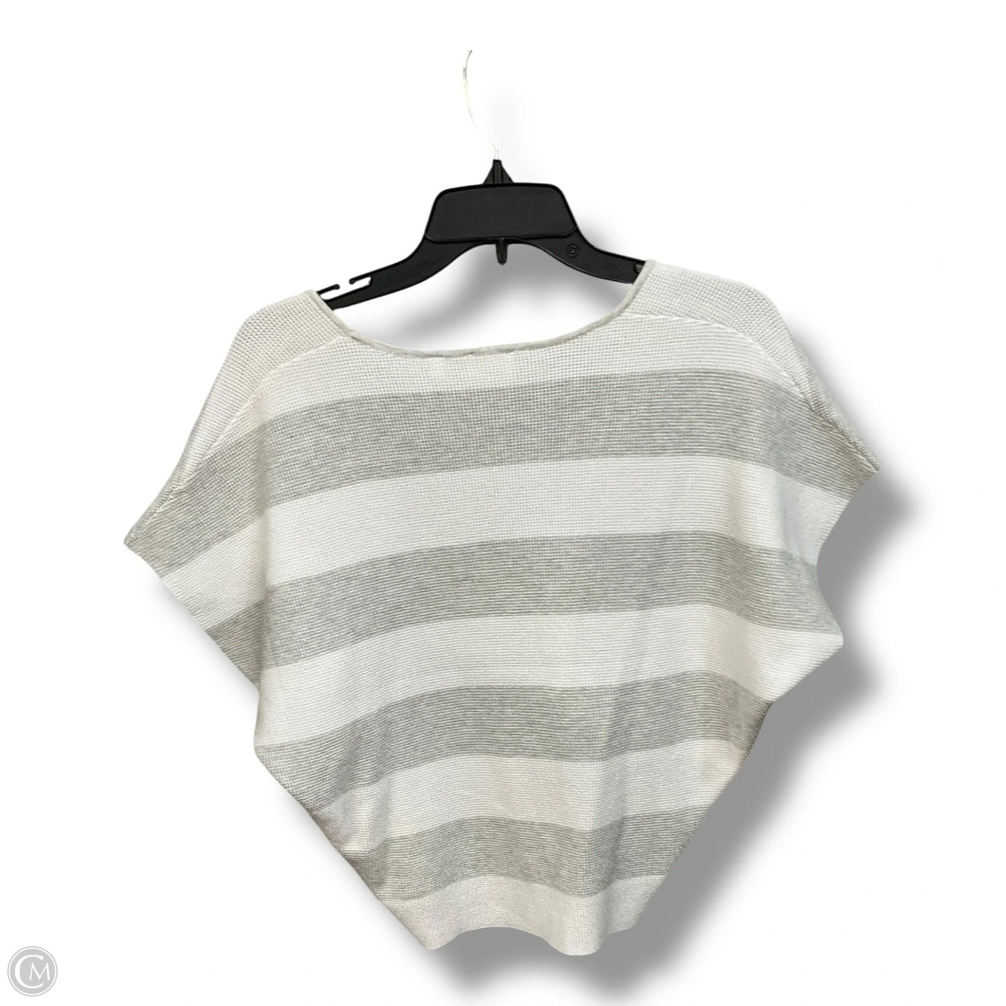 Top Short Sleeve By Cmc In Grey & White, Size: Xs