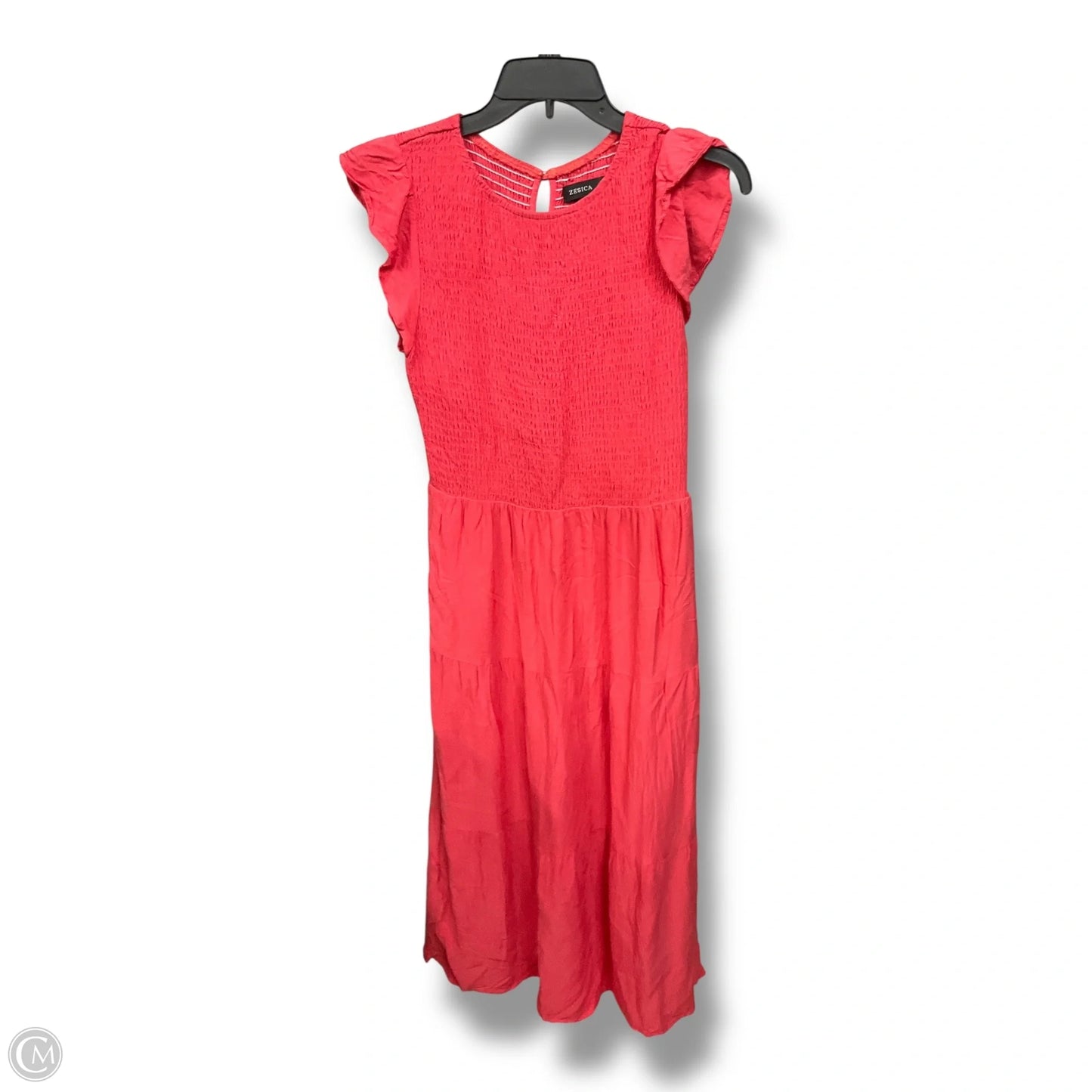 Dress Casual Maxi By Cmc In Peach, Size: M