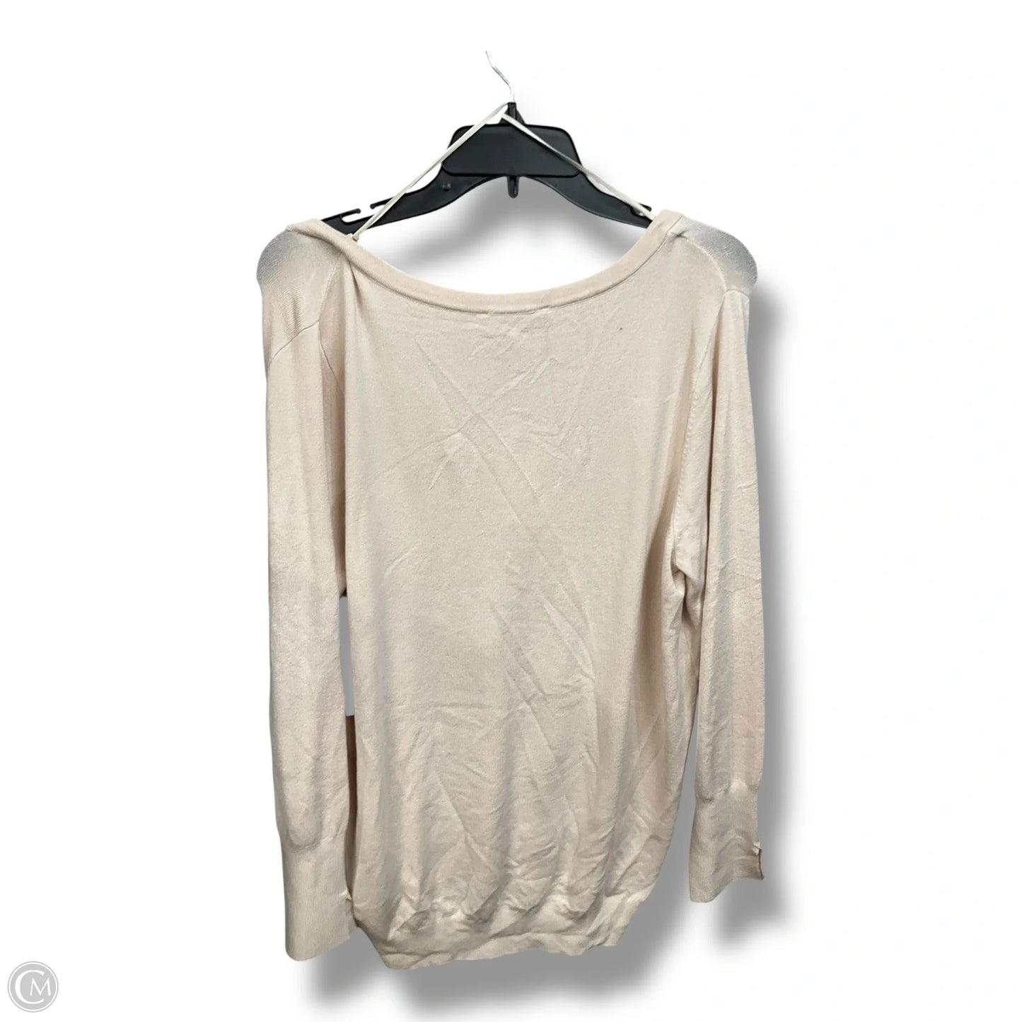 Top Long Sleeve By Skies Are Blue In Cream, Size: 2x