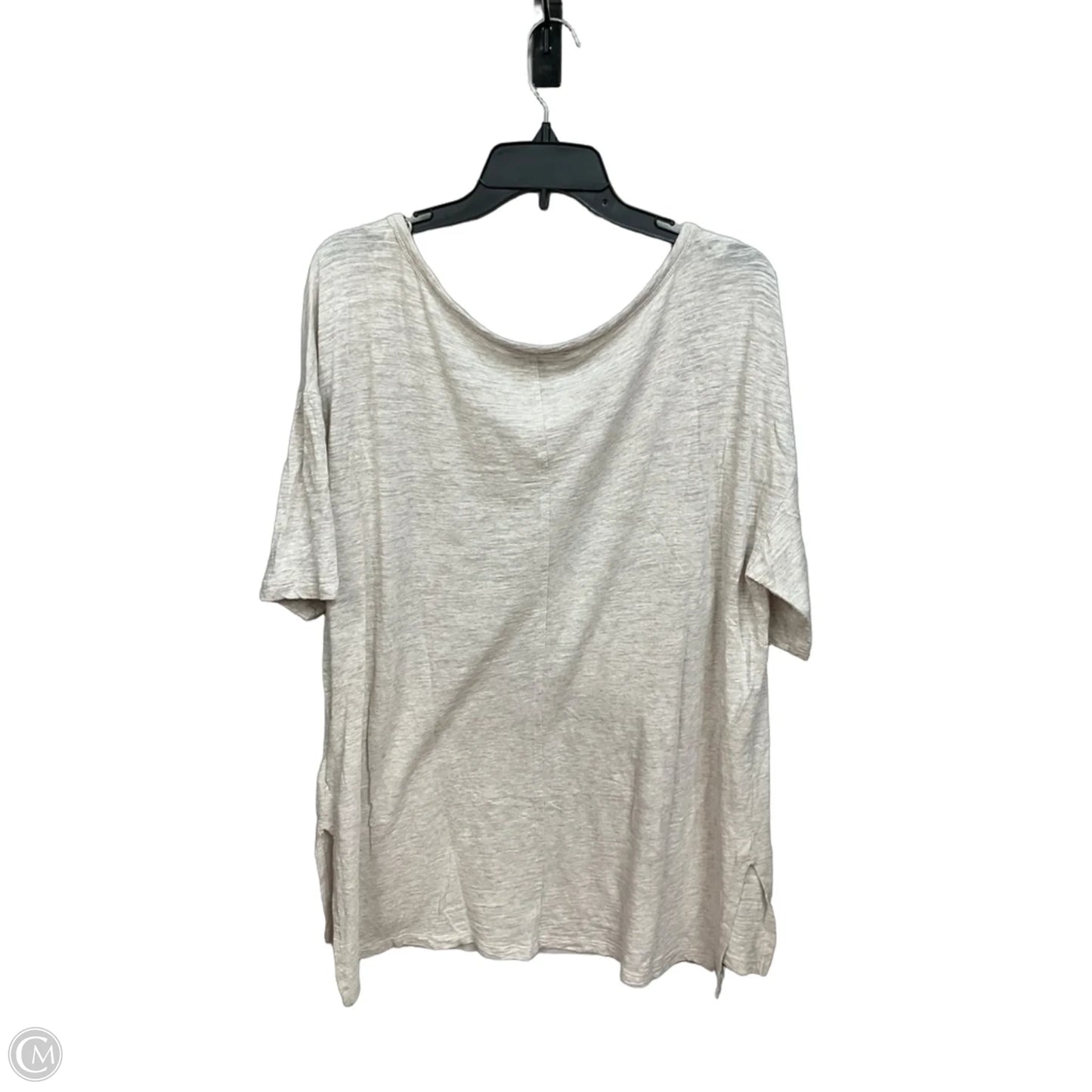 Top Short Sleeve By Banana Republic In Beige, Size: Xl