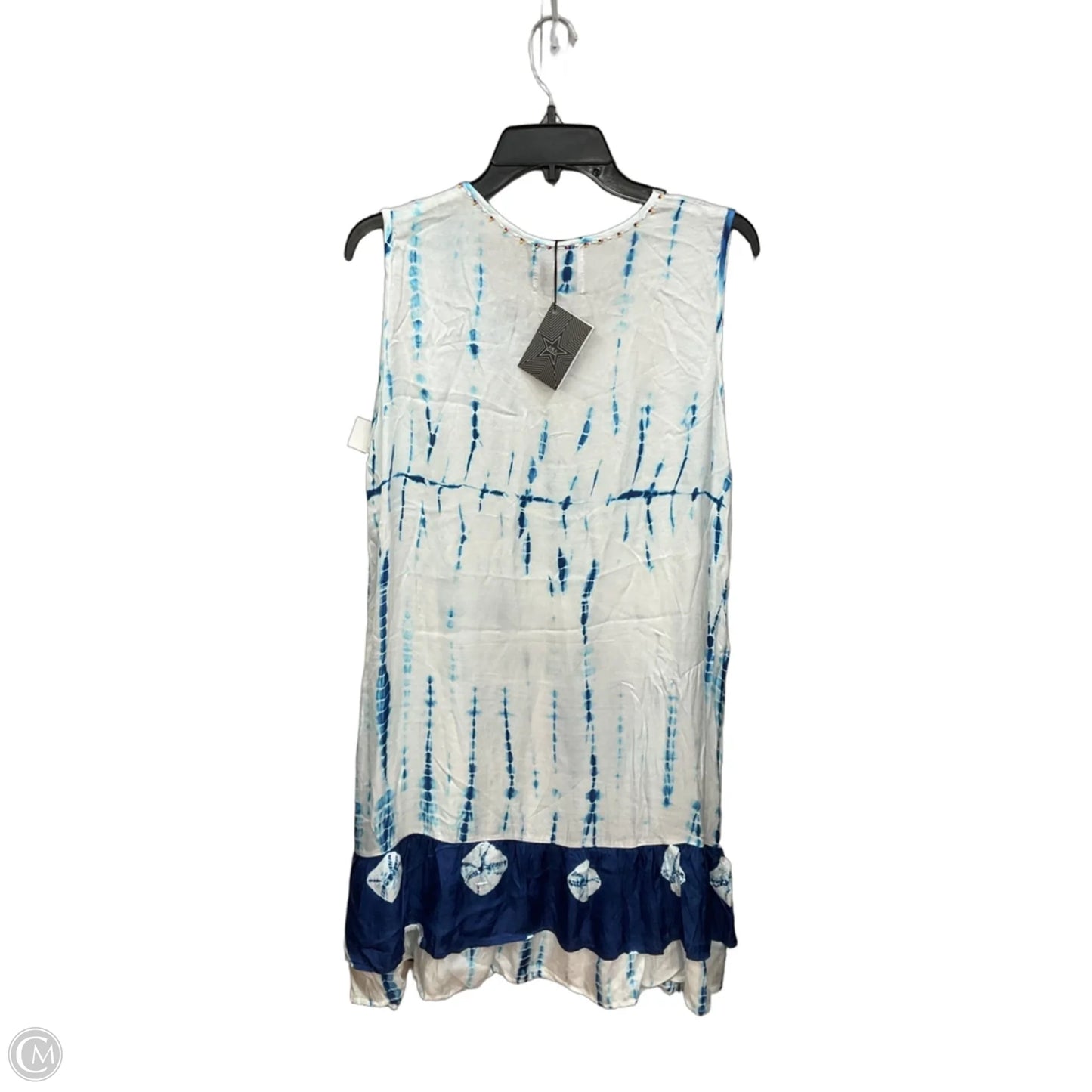 Swimwear Cover-up By Cmc In Blue & White, Size: S