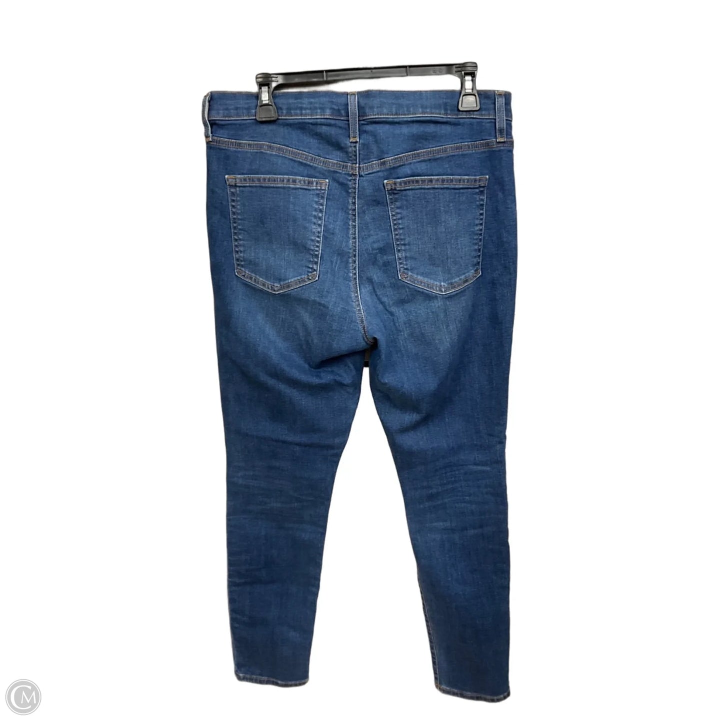 Jeans Skinny By Gap In Blue Denim, Size: 12