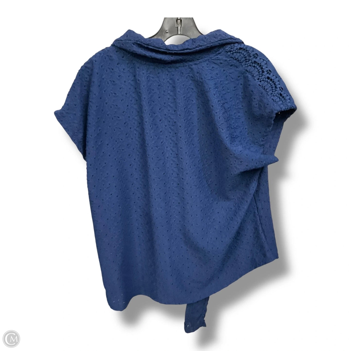 Top Short Sleeve By Cmc In Blue, Size: Xl