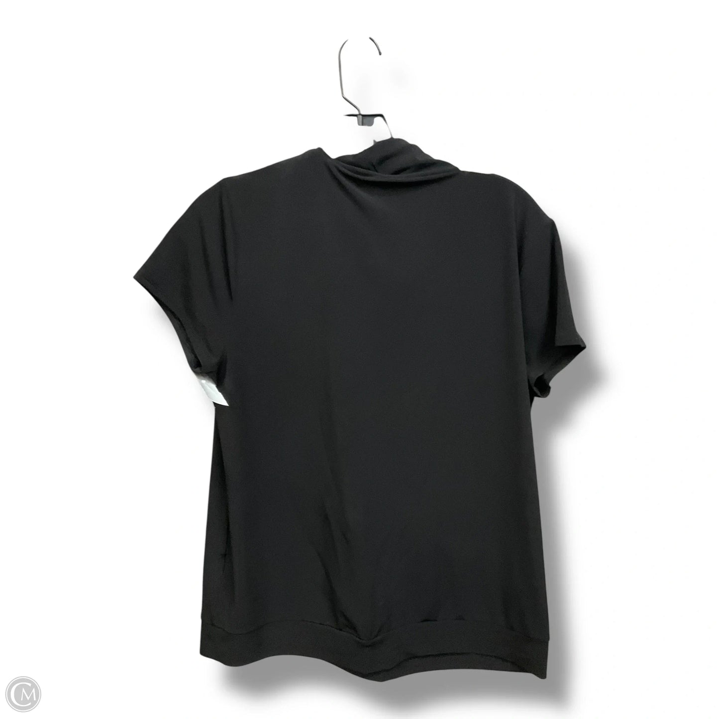 Top Short Sleeve By Cmc In Black, Size: L