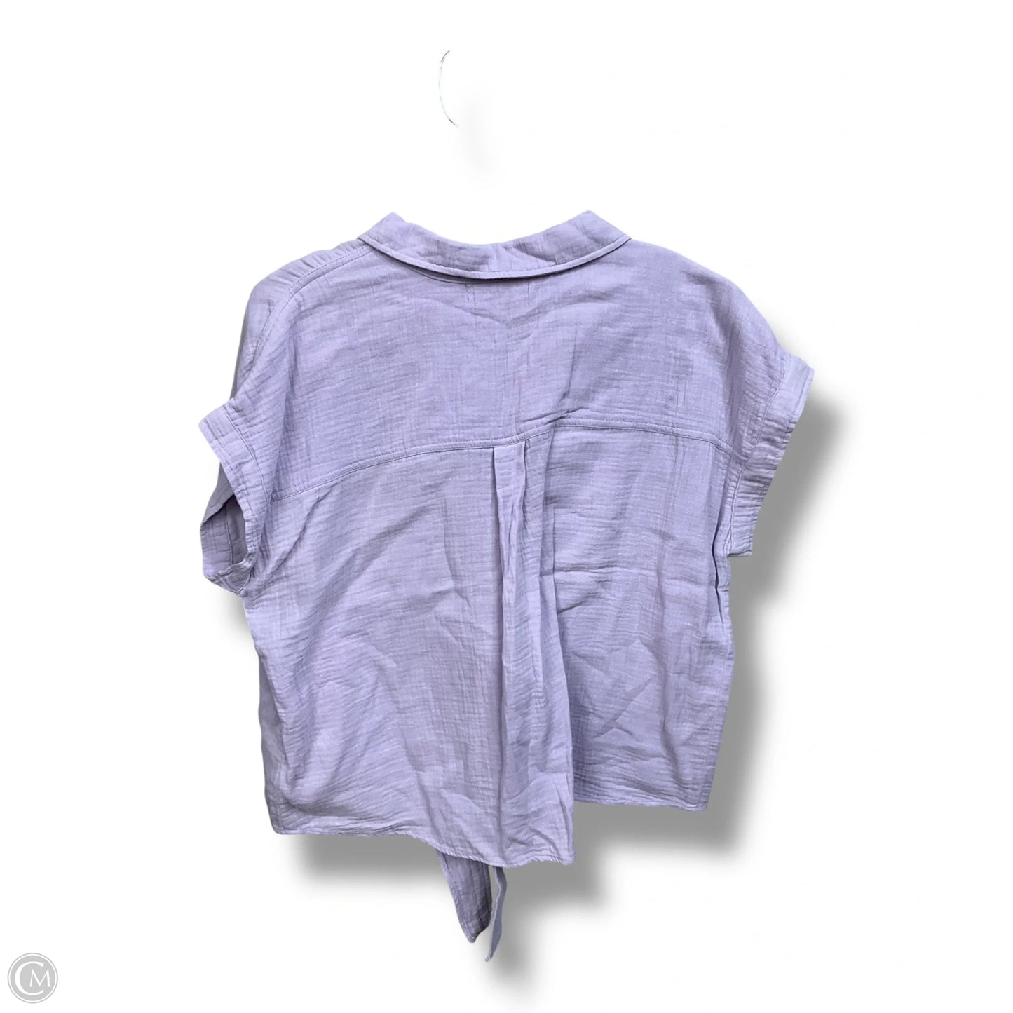 Top Short Sleeve By Cmc In Purple, Size: Xl