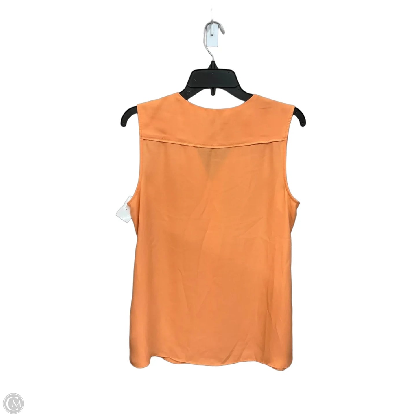 Blouse Sleeveless By Banana Republic In Peach, Size: M