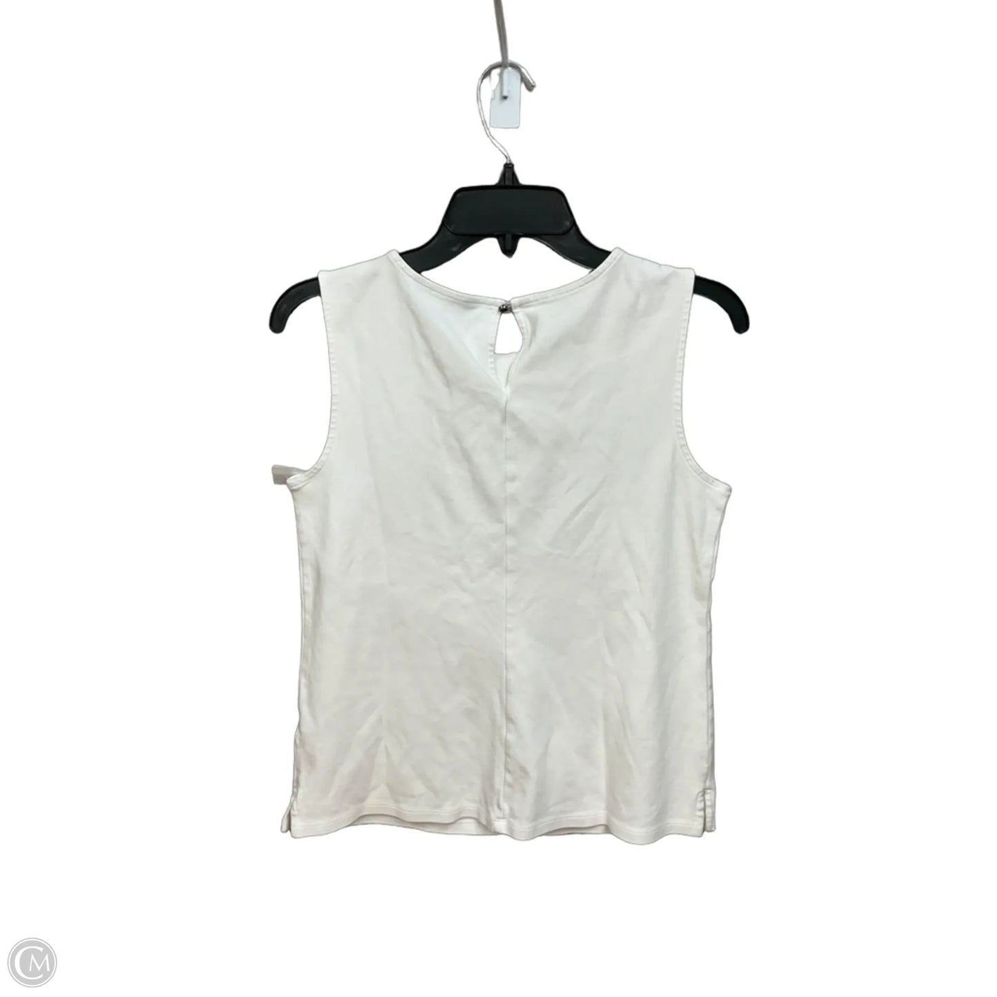 Top Sleeveless Basic By Banana Republic In White, Size: S