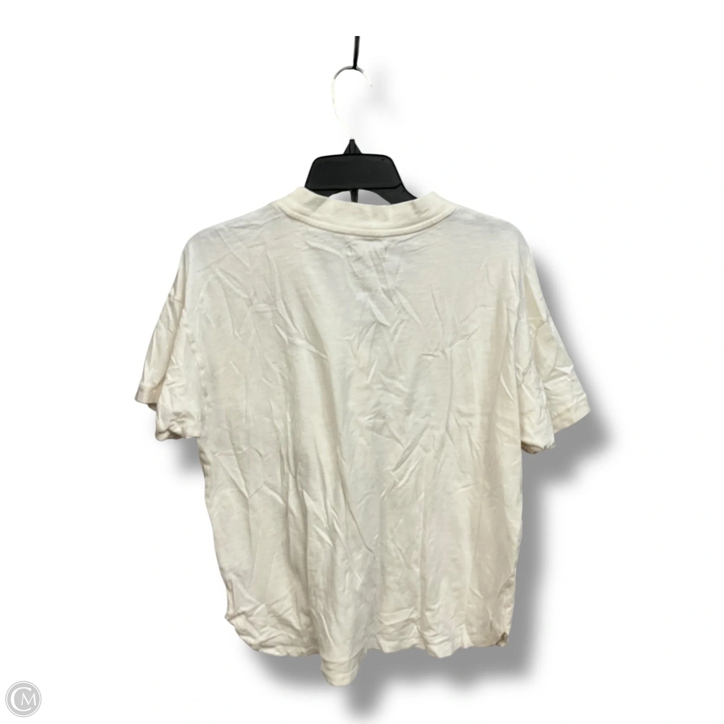 Top Short Sleeve Basic By Madewell In White, Size: M