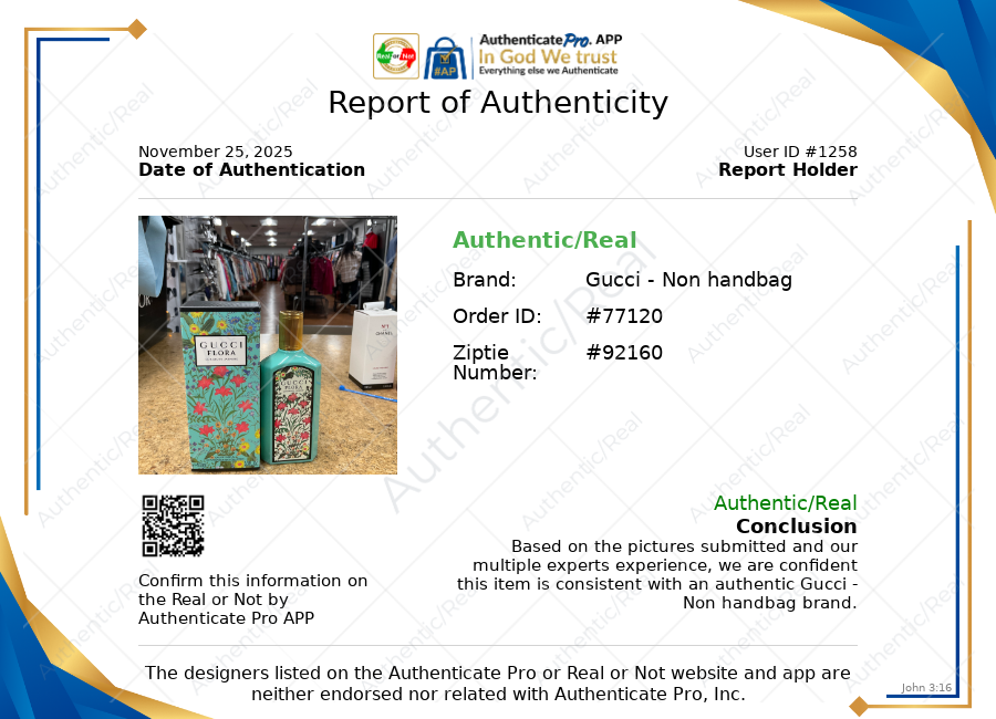 Fragrance Luxury Designer By Gucci