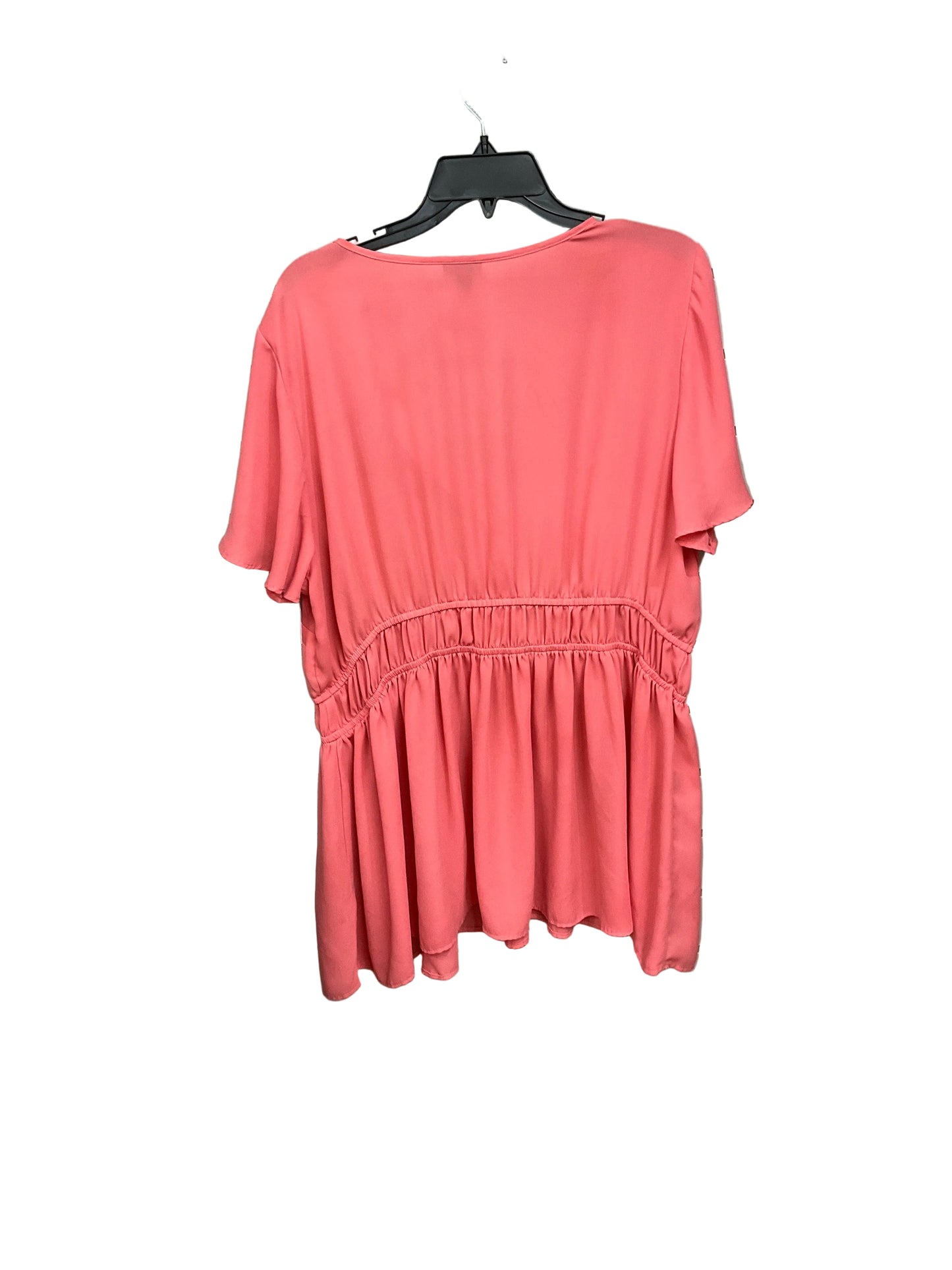 Top Short Sleeve By Torrid In Pink, Size: 2x
