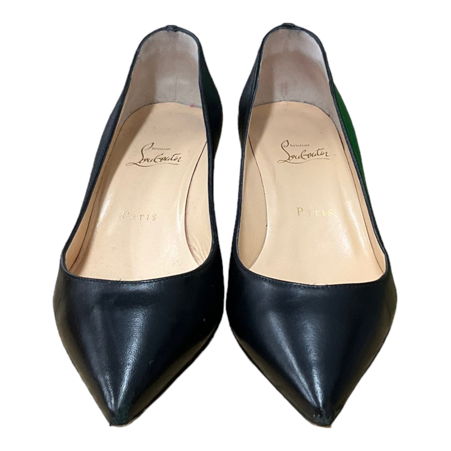 Shoes Heels Wedge By Christian Louboutin Size: 9