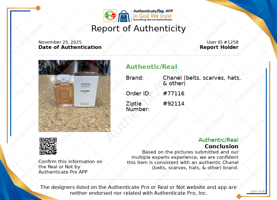 Fragrance Luxury Designer By Chanel