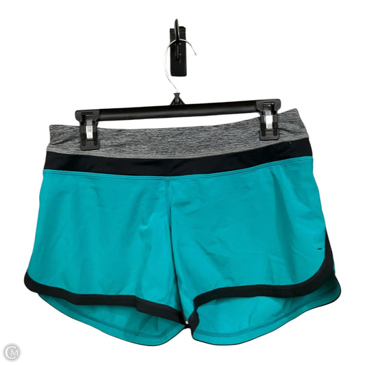 Athletic Shorts By Lululemon In Teal, Size: 4