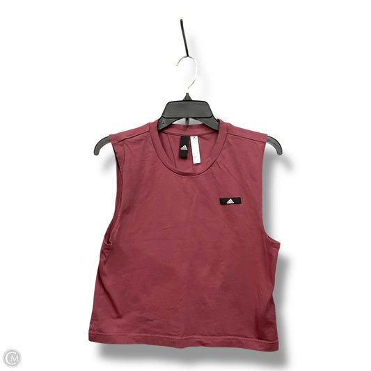 Athletic Tank Top By Adidas In Purple, Size: M