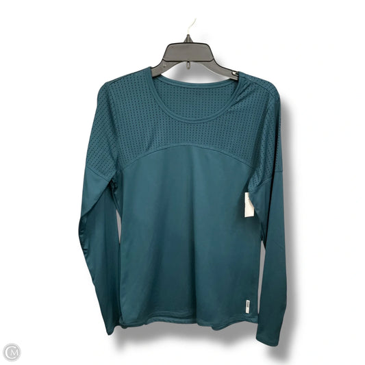 Athletic Top Long Sleeve Crewneck By Rbx In Green, Size: S